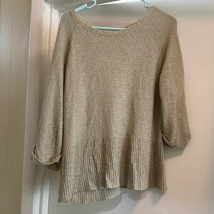 Blu Pepper Tan Crew Neck Sweater